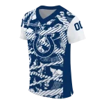custom indianapolis colts camo shatter blue jersey best selling