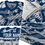 custom indianapolis colts camo shatter blue jersey best selling