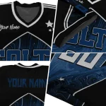 custom indianapolis colts halftone slant blue black jersey best selling
