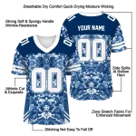 custom indianapolis colts mirrored pattern blue jersey best selling