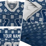 custom indianapolis colts stacked rectangle blue jersey best selling