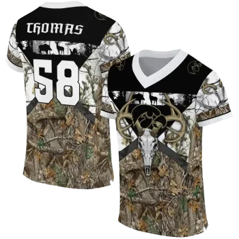 custom iowa hawkeyes antler skull camouflage hunting jersey best selling