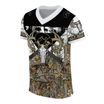 custom iowa hawkeyes antler skull camouflage hunting jersey fashion forward