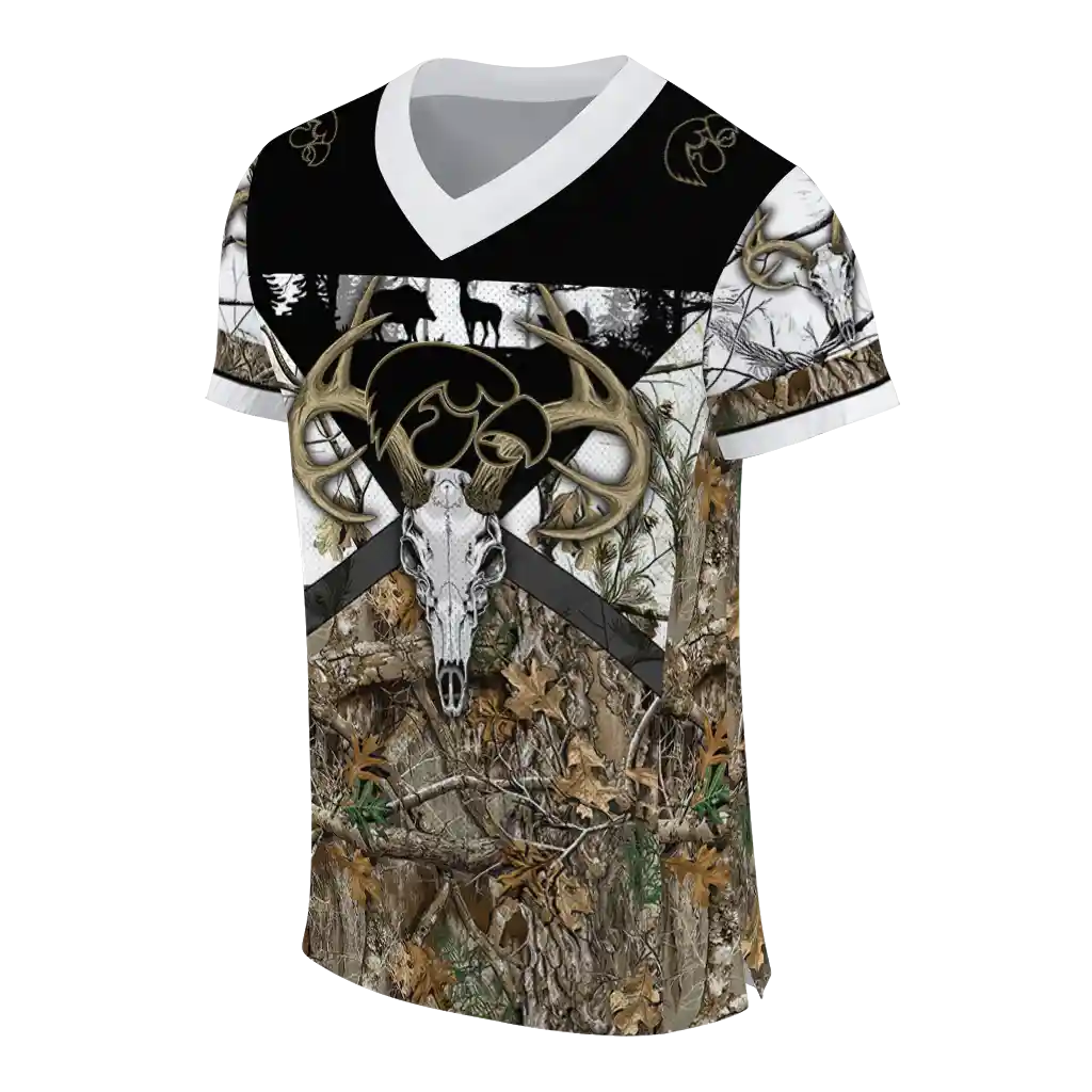 custom iowa hawkeyes antler skull camouflage hunting jersey fashion forward custom iowa hawkeyes antler skull camouflage hunting jersey fashion forward