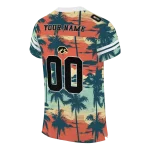 custom iowa hawkeyes horizon palm sunset jersey best selling
