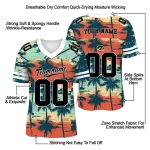 custom iowa hawkeyes horizon palm sunset jersey best selling