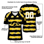 custom iowa hawkeyes layered grids black jersey best selling