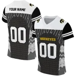 custom iowa hawkeyes tire arrows black white jersey best selling