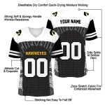 custom iowa hawkeyes tire arrows black white jersey best selling