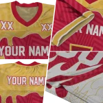 custom iowa state cyclones dripping flames red white jersey best selling