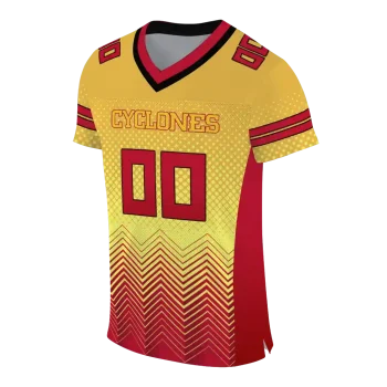 custom iowa state cyclones halftone sweep gold black jersey fashion forward