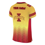custom iowa state cyclones halftone sweep gold black jersey best selling
