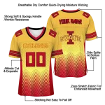 custom iowa state cyclones halftone sweep gold black jersey best selling