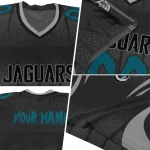 custom jacksonville jaguars dynamic dots black jersey best selling