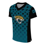 custom jacksonville jaguars stacked rectangle teal jersey best selling