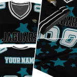 custom jacksonville jaguars star cluster black jersey best selling