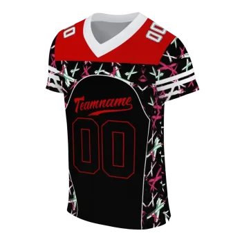 custom jacksonville state gamecocks brushstroke xs black jersey fashion forward