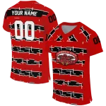 custom jacksonville state gamecocks layered grids red jersey best selling