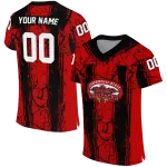 custom jacksonville state gamecocks rugged stripes red jersey best selling