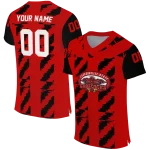 custom jacksonville state gamecocks stripe block red jersey best selling