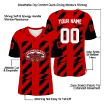 custom jacksonville state gamecocks stripe block red jersey best selling
