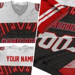 custom jacksonville state gamecocks tire arrows red black white jersey best selling