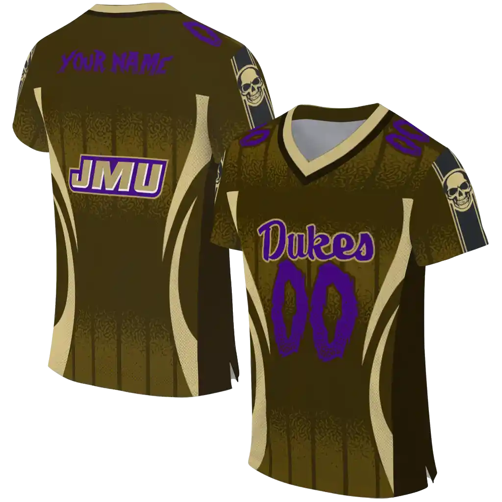 custom james madison dukes dynamic dots gold jersey best selling custom james madison dukes dynamic dots gold jersey best selling