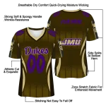 custom james madison dukes dynamic dots gold jersey best selling
