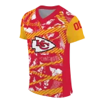 custom kansas city chiefs camo shatter red jersey best selling