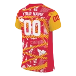 custom kansas city chiefs camo shatter red jersey best selling