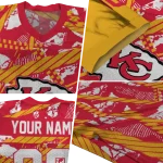 custom kansas city chiefs camo shatter red jersey best selling