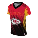 custom kansas city chiefs halftone fade red black jersey best selling