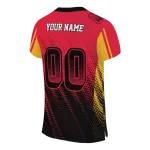 custom kansas city chiefs halftone fade red black jersey best selling
