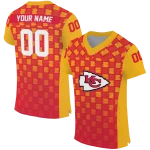 custom kansas city chiefs stacked rectangle red jersey best selling