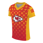 custom kansas city chiefs stacked rectangle red jersey best selling