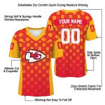 custom kansas city chiefs stacked rectangle red jersey best selling