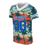 custom kansas jayhawks horizon palm sunset jersey best selling