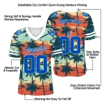 custom kansas jayhawks horizon palm sunset jersey best selling