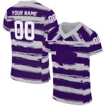 custom kansas state wildcats art stripe purple jersey best selling