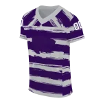custom kansas state wildcats art stripe purple jersey best selling
