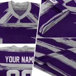 custom kansas state wildcats art stripe purple jersey best selling