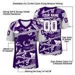 custom kansas state wildcats camo shatter purple jersey best selling