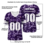 custom kansas state wildcats camouflage abstract purple jersey best selling