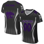 custom kansas state wildcats dynamic dots grey jersey best selling