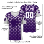 custom kansas state wildcats stacked rectangle purple jersey best selling