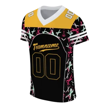 custom kennesaw state owls brushstroke xs black jersey fashion forward