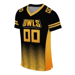 custom kennesaw state owls halftone sweep black jersey best selling