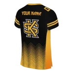 custom kennesaw state owls halftone sweep black jersey best selling