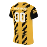 custom kennesaw state owls stripe block gold jersey best selling