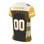custom kennesaw state owls tire arrows gold black white jersey best selling